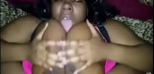  Mz Sucktion titty fuck scene